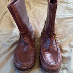 Russell Moccasin Zephr 2 Zip up Engineer Boots - Size 10E